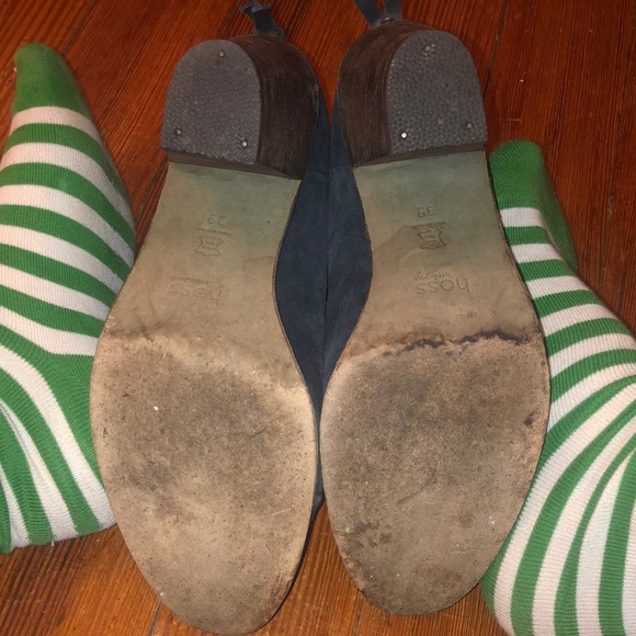 Calypso Blue suede booties 39 - Picture 3 of 4